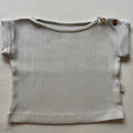 T-shirt Poudre Organic blanc 6 mois