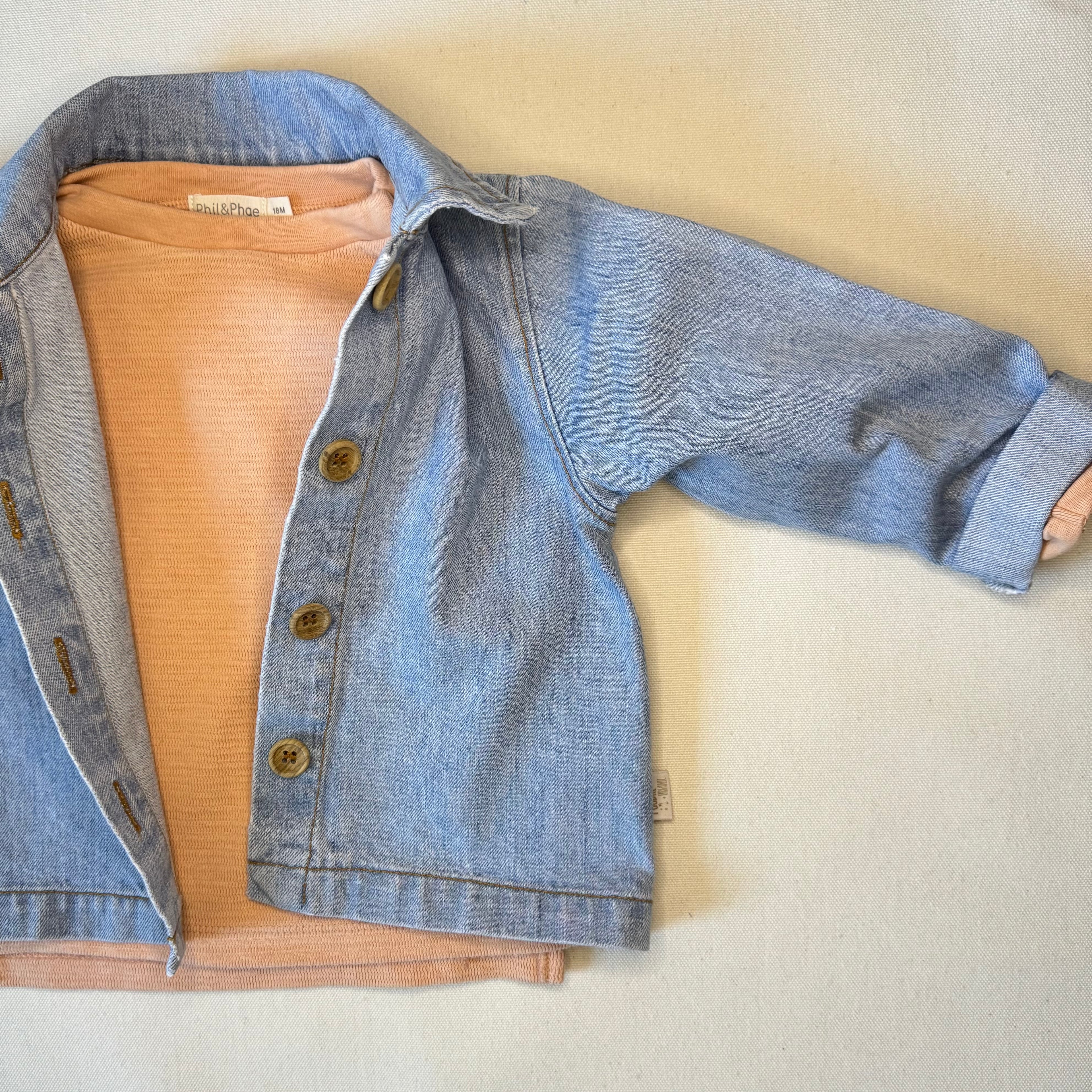 Veste Jeans Poudre Organic 24 mois