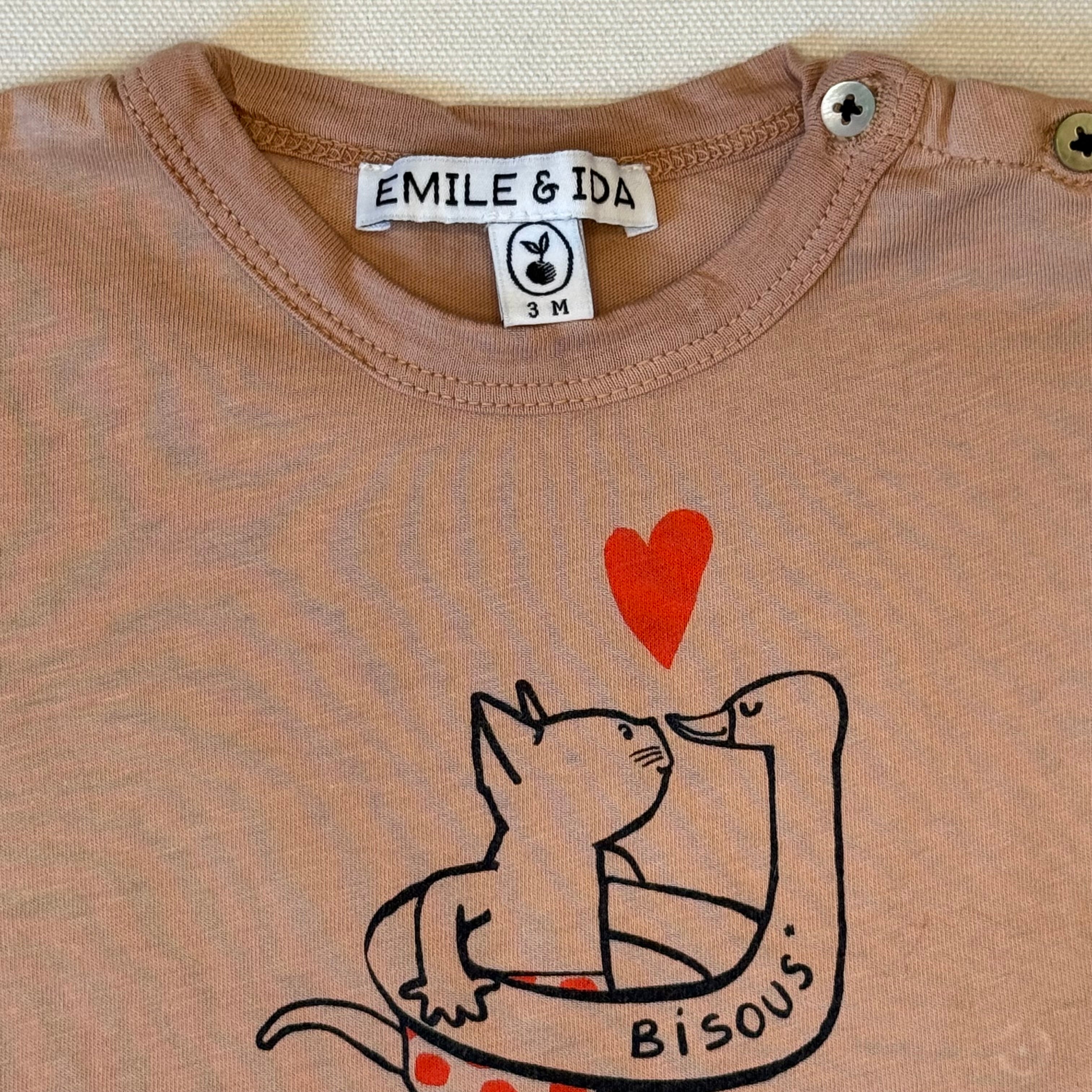 T-shirt Emile & Ida 3 mois