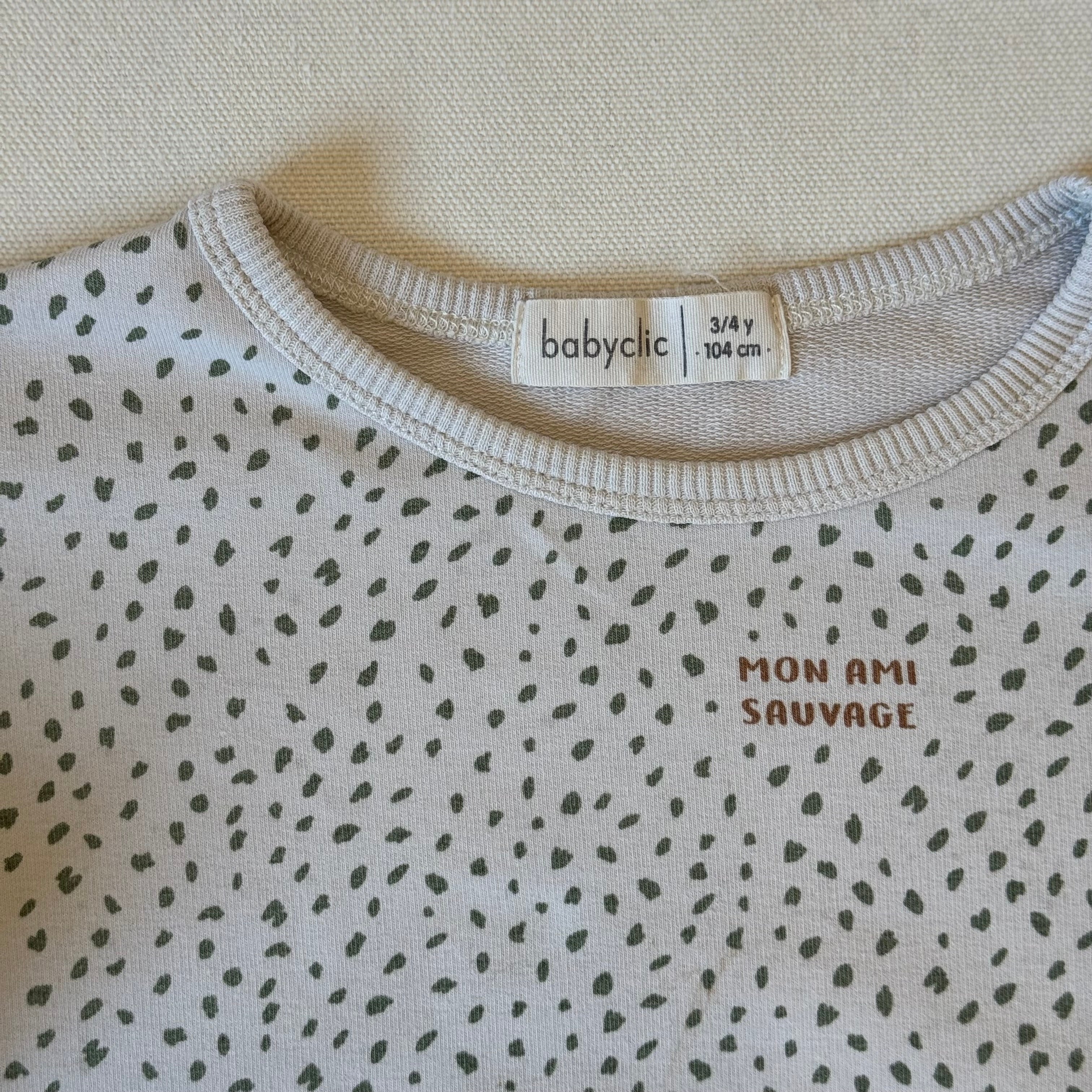 Pullover Babyclic 3-4 ans