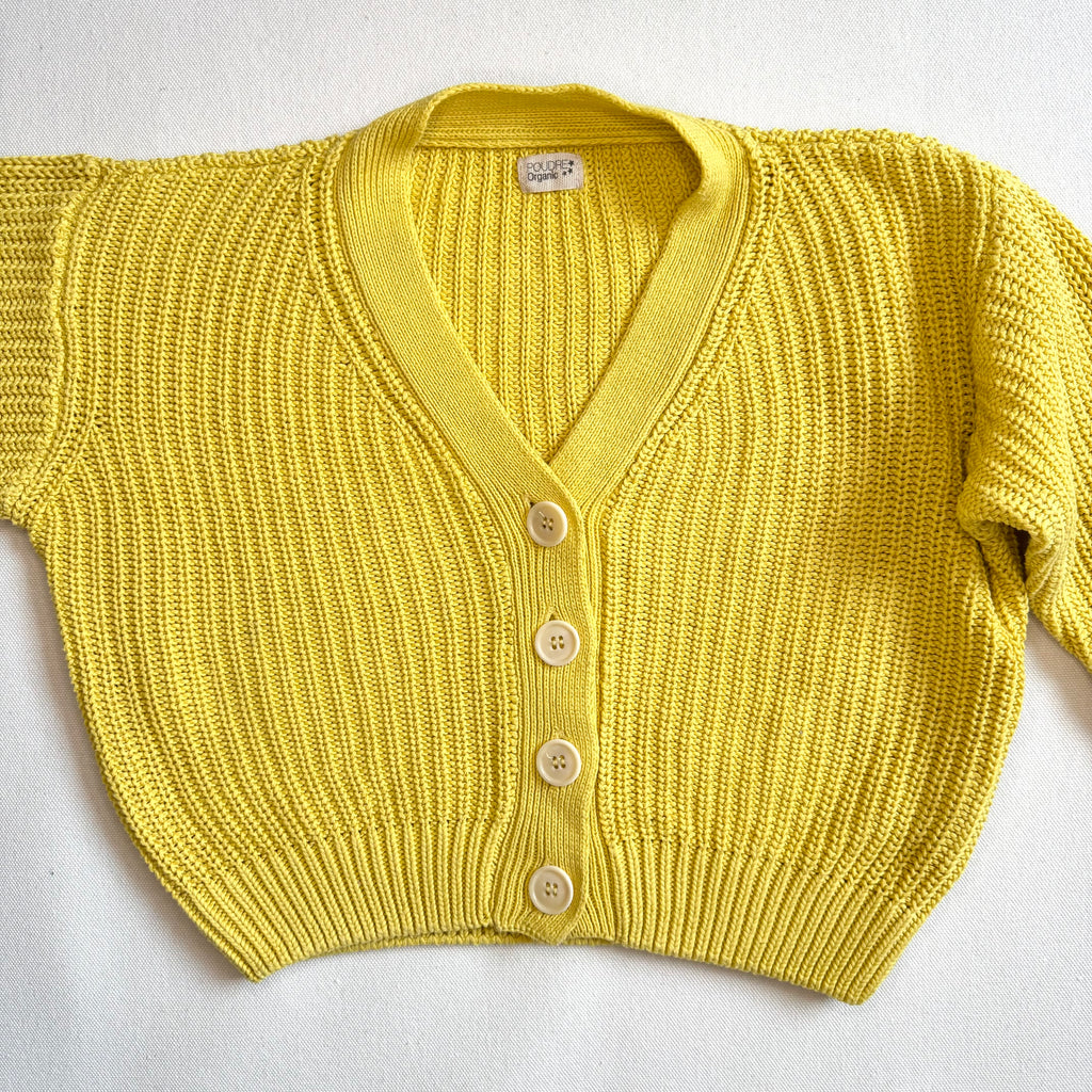 Cardigan Poudre Organic 4 ans