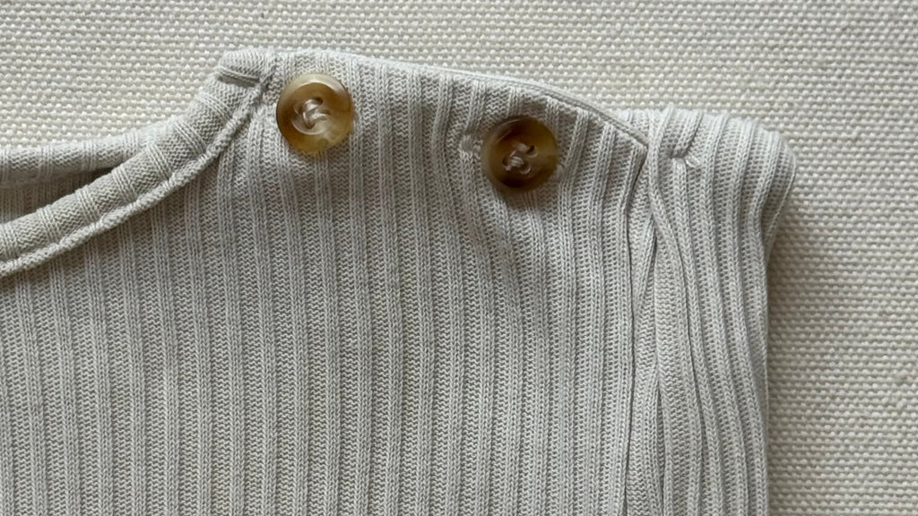 T-shirt Poudre Organic blanc 6 mois