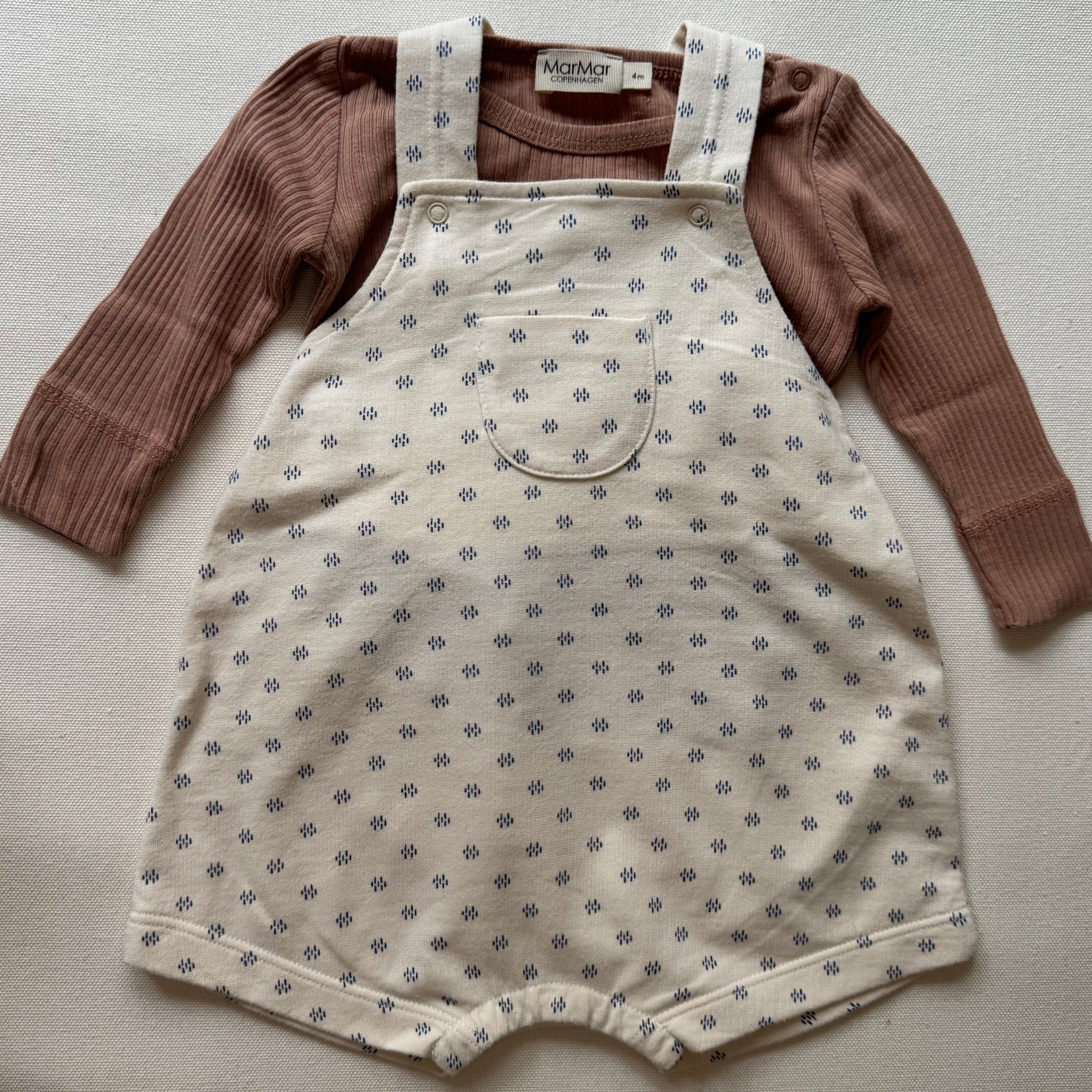 Salopette été petit bateau 6 mois