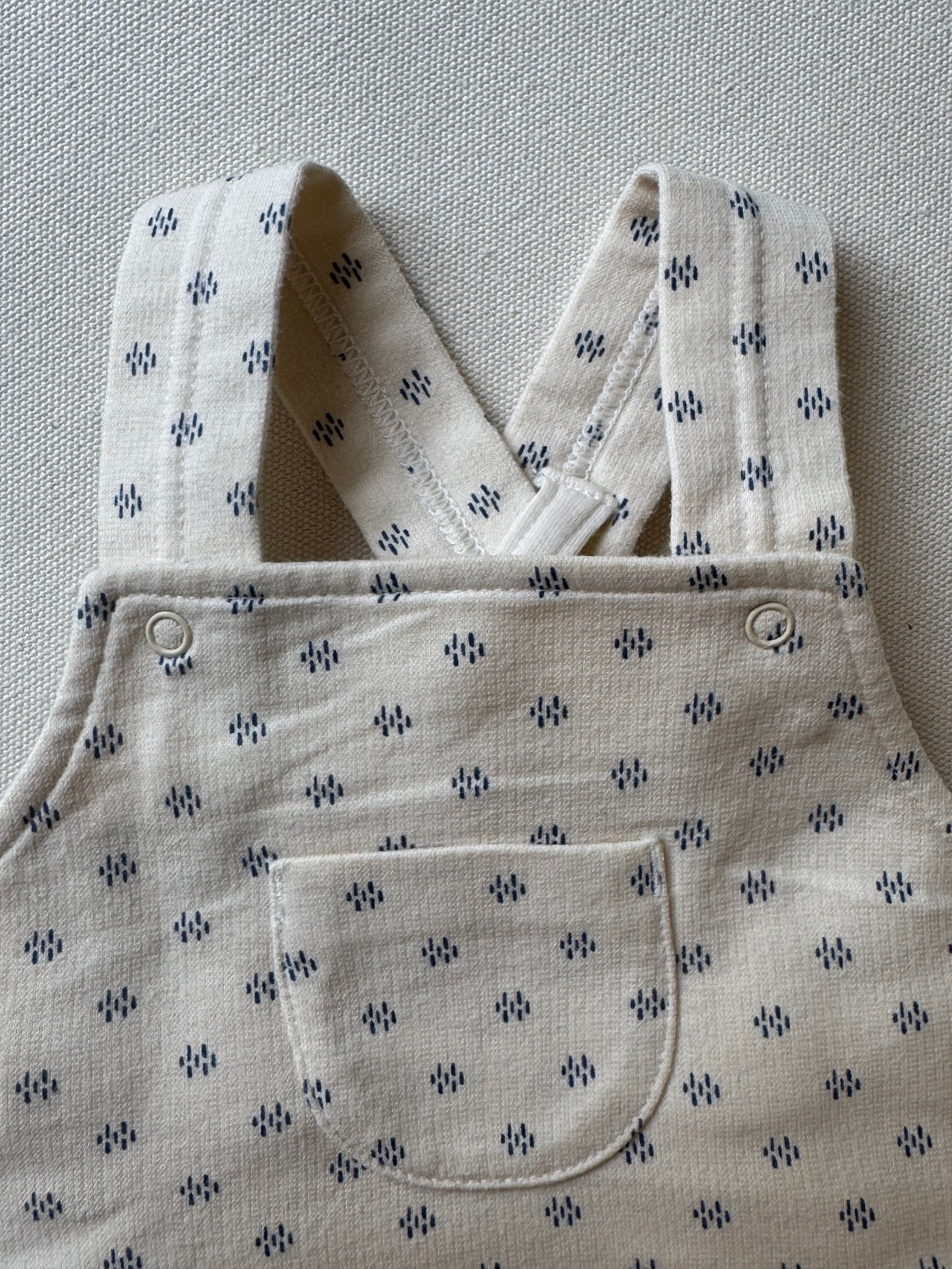 Salopette été petit bateau 6 mois