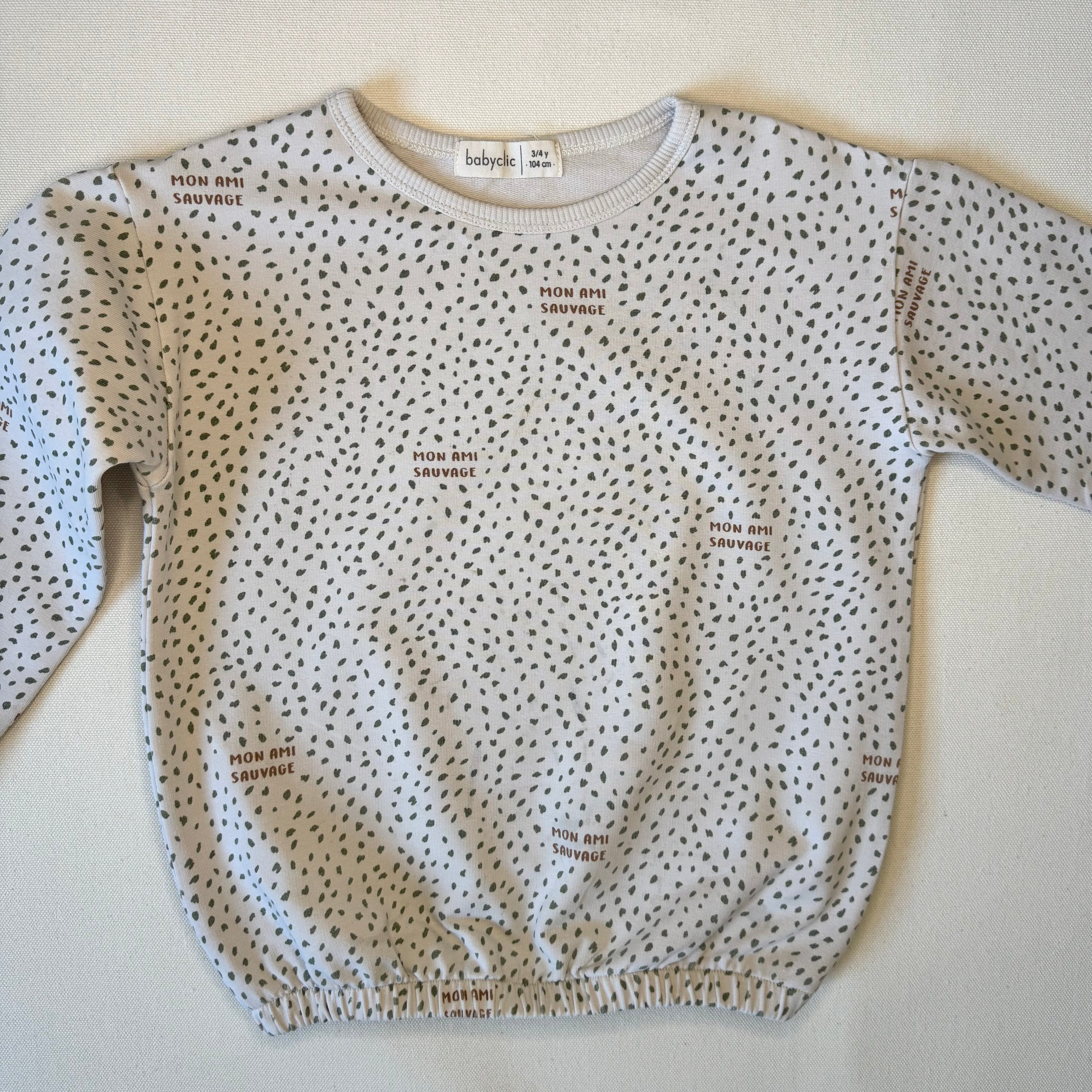 Pullover Babyclic 3-4 ans