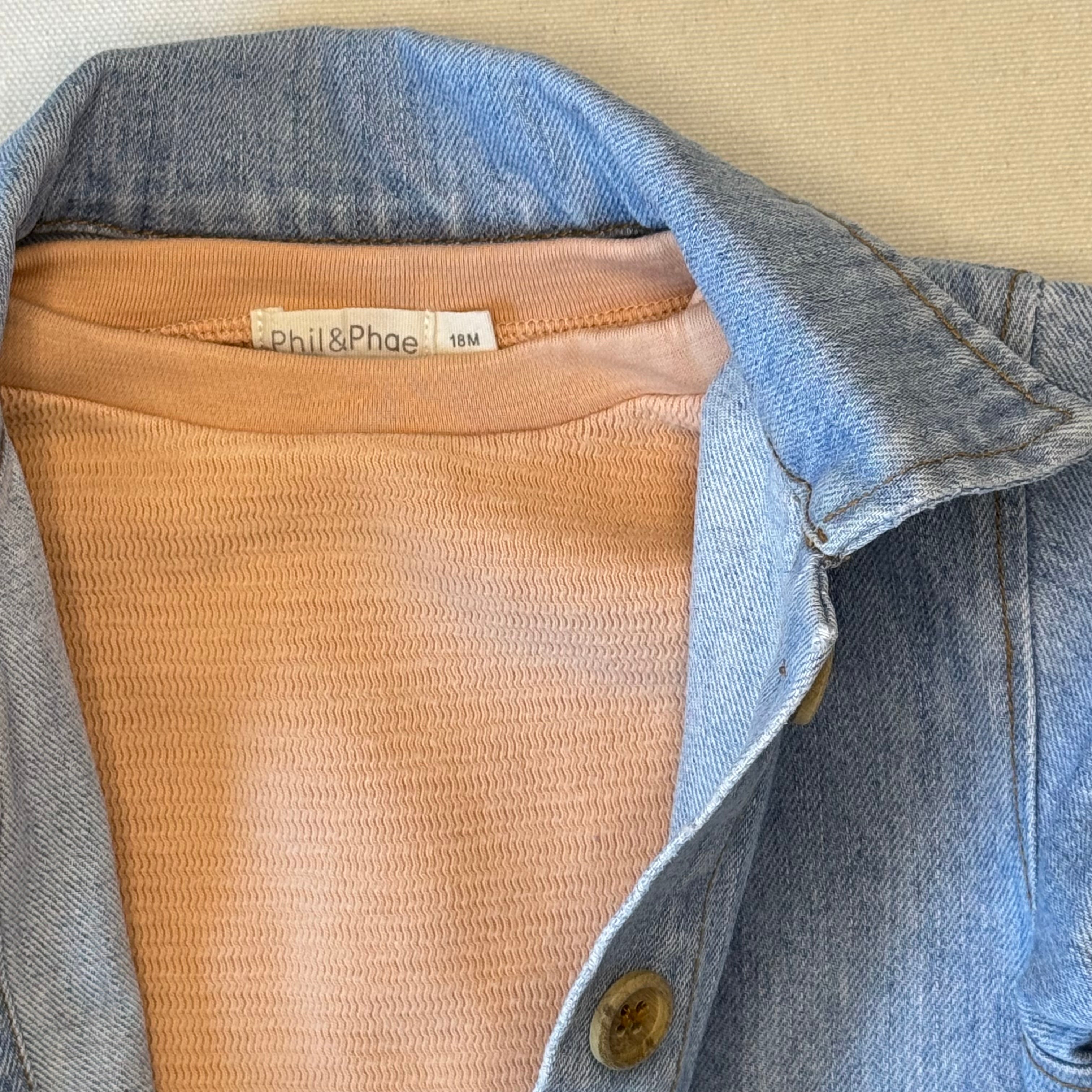 Veste Jeans Poudre Organic 24 mois