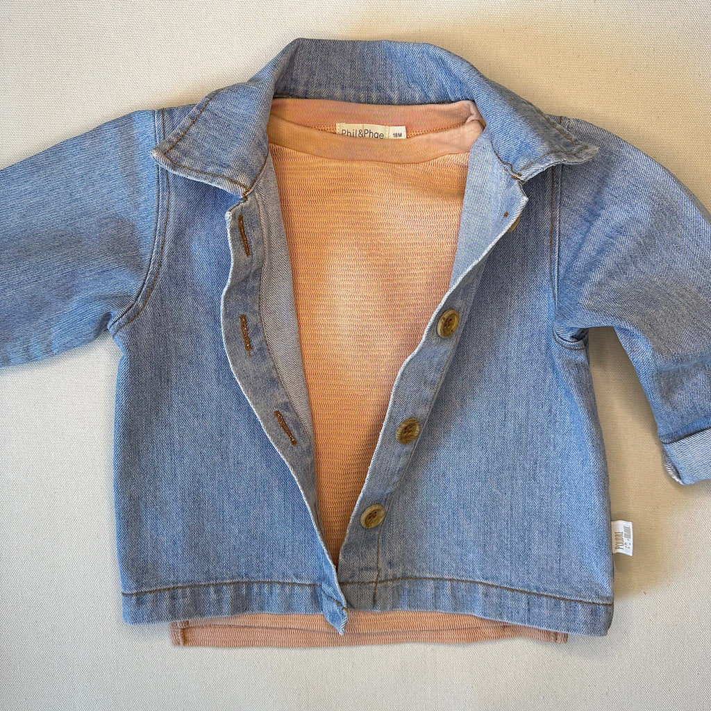 Veste Jeans Poudre Organic 24 mois